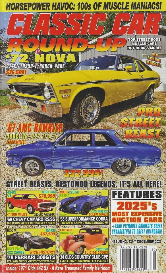 Classic Car Round Up   Issue 427 December 2025 - Image 1 of 1