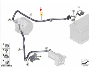 MINI CLUBMAN F54 Battery Cable/Starter Cable 12428654632 NEW GENUINE - Picture 1 of 2