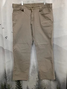 Noble Men's 40x34 Cotton Denim Brown Jeans Boot Cut Relax Pants - Picture 1 of 7