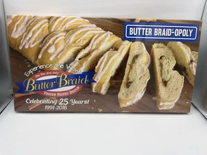 Butter Braid-opoly Board Game 2016 Rare Monopoly Version New SEALED - Picture 1 of 6