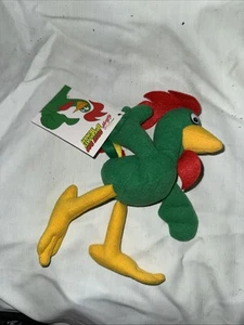 Juguete de peluche bolsa de frijoles Cornelius Rooster Corny 8" 1997 de colección (WTF94) - Imagen 1 de 3