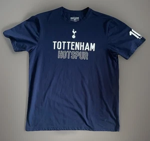 Tottenham Hotspur F.C. Blue Short Sleeve Shirt Premier League Logo Medium JBHS - Picture 1 of 10