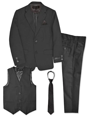 JL48 Johnnie Lene Niños Niños Ropa de Vestir Formal Traje Conjunto Completo Foto 1 de 3