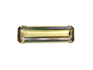 4.76CTS Olive green natural diaspore octagon cut loose gemstones - Picture 1 of 4