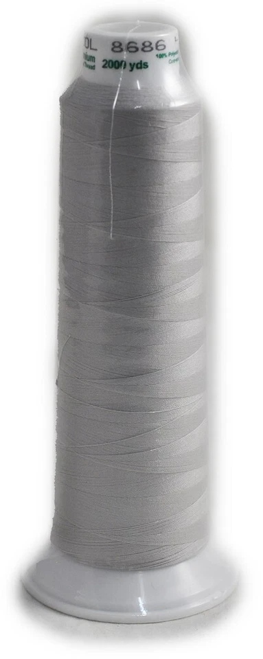 Madeira Poly Silver 2000YD Serger Thread   91288686 - Image 1 of 1