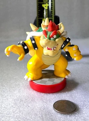 Nintendo Amiibo Super Mario Series Bowser Base Roja - Usado en Excelente Condición - Foto 1 de 4