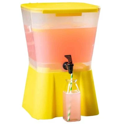Tablecraft 955 Polypropylene Plastic Non-Insulated Beverage Dispenser, 3-Gall... - Image 1 of 4