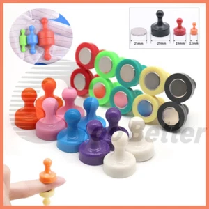 Strong Magnets Memo Fridge Magnet Push Pin Skittle Notice Board White Boards - Picture 1 of 23