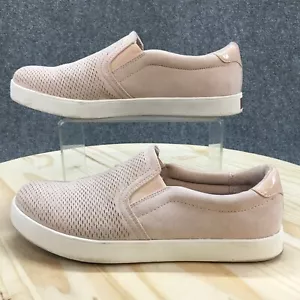 Dr Scholls Womens 8.5 M Loafers Sneakers Flats Comfort Pink Fabric Slip On - Picture 1 of 16