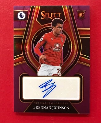 2022-23 Select Premier Brennan Johnson Rookie Autograph Purple /49 #SS-BJN - Image 1 of 2