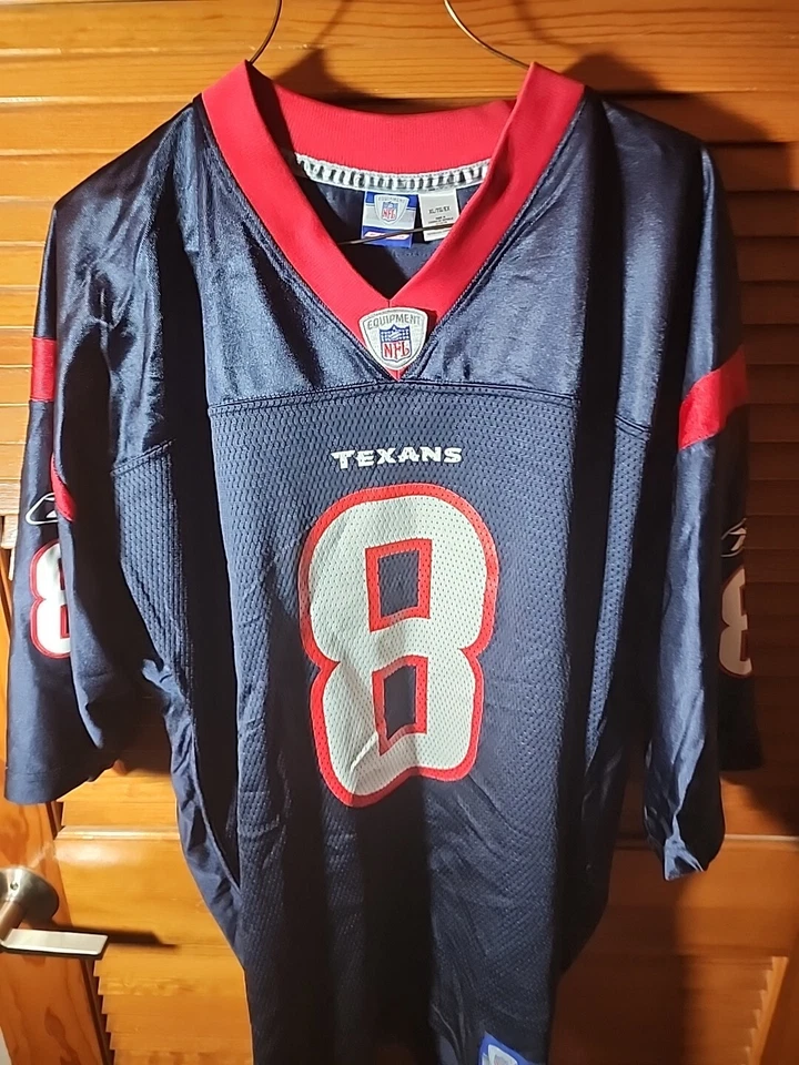 Camiseta deportiva vintage de los Houston Texans David Carr #8 Reebok On Field TALLA XLarge Foto 1 de 4