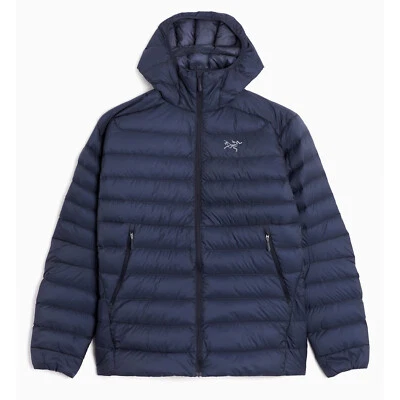 Arc'teryx 男式 - Cerium 连帽夹克 - 黑色蓝宝石色 — 第 1/2 张图片