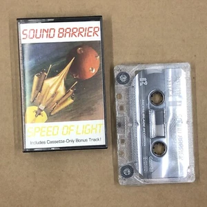 SOUND BARRIER Cassette Tape 80s SPEED OF LIGHT METAL BLADE RECORDS - Picture 1 of 6