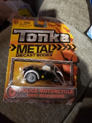 Tonka Metal Diecast Bodies Police Motorcycle First Responders - Image 1 of 4