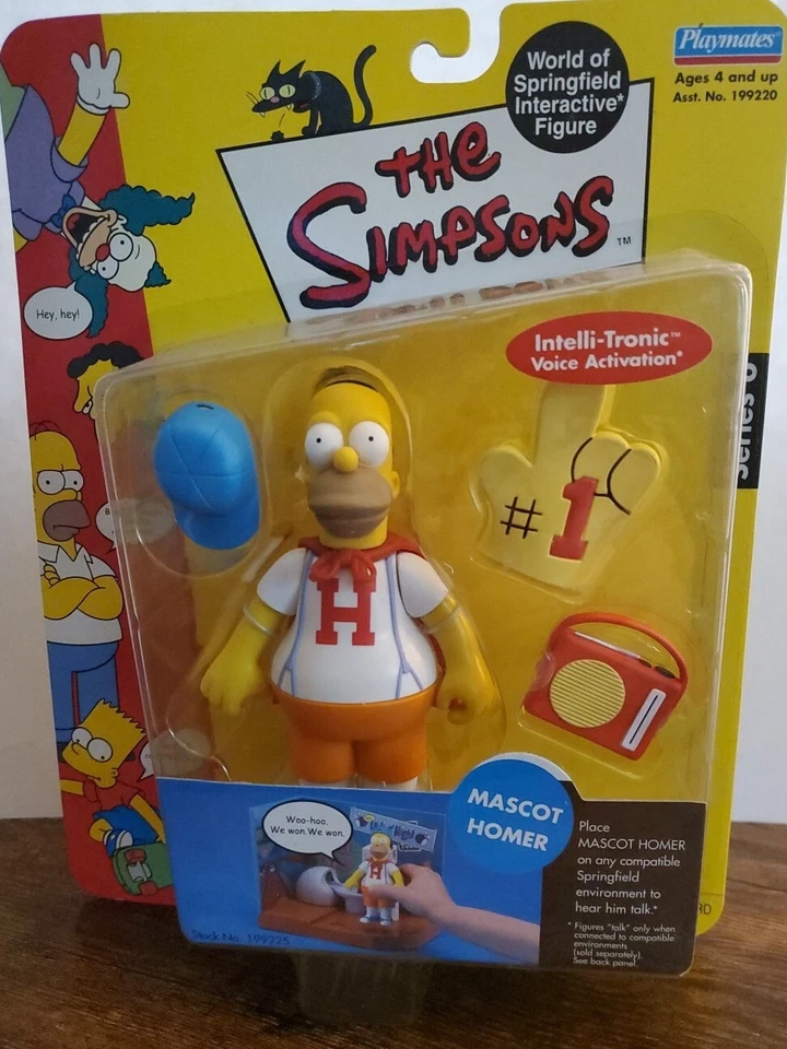 Playmates Toys The Simpsons Series 6: Mascot Homer Action Figure