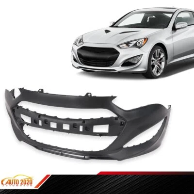 New Fit for 13-16 Hyundai Genesis Coupe Primered Front Bumper Cover Replacement - Image 1 of 4