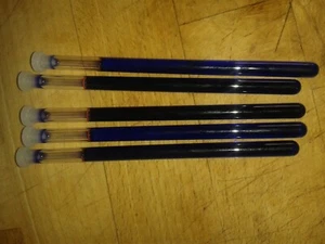 5 neue Röhrchen Verdunster für Heizkostenverteiler Farbe Blau dünn - Bild 1 von 1