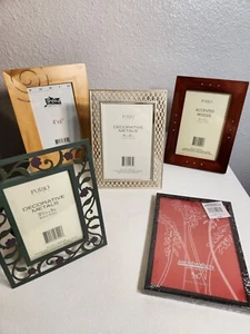 Photo Frame LOT 5-Piece Furio Multiple Sizes Portrait or Horizon Style Fast Ship - Picture 1 of 16