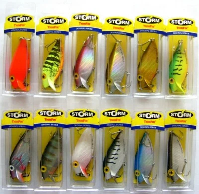 Rapala Storm Thinfin 8cm. Wobbler Esca Artificiale, Siluro Vere, Zander, Duro, - Immagine 1 di 2