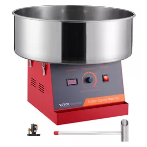 VEVOR Commercial Cotton Candy Machine Sugar Floss Maker 1000W for Party Red - Picture 1 of 12