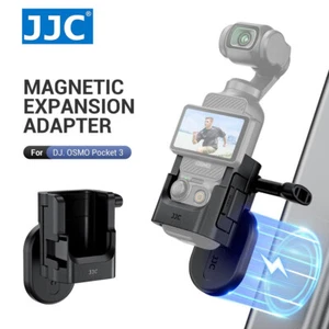 Magnetic Expansion Adapter for DJI Osmo Pocket 3 Mount Desktop Stand w/Cold Shoe - Picture 1 of 18