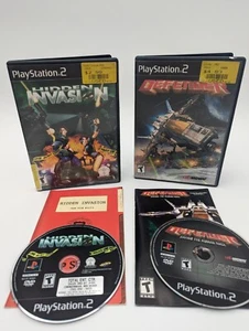 Hidden Invasion and Defender Game Bundle (Sony PlayStation 2) CIB Complete - Picture 1 of 7