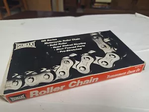 New NIB TSUBAKI 520 QR High Quality Solid Roller Chain Motorcycle - Picture 1 of 5