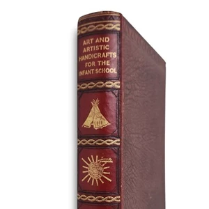 Art & Artistic Handicrafts for the Infant School Allen 1932 Hardcover Red Gilt - Foto 1 di 10