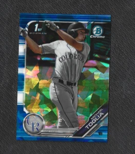 Michael Toglia 2019 Bowman Chrome Draft Sapphire 1st Card 46/99 - Bild 1 von 1