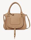 24 HOUR SALE - Chloe Marcie Small Double Carry Bag in Light Tan Leather $2367