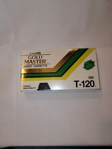 Cinta VHS SUPER HG T-120 Gold Master... Estéreo de alta fidelidad  - Imagen 1 de 3