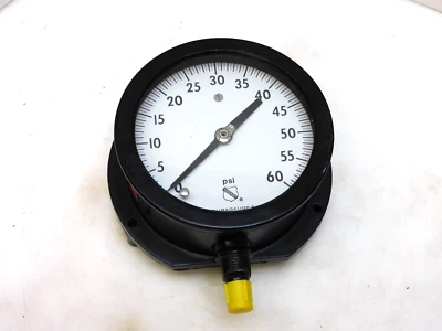 ASHCROFT 0-60 PSI GAGE AISI 316 4.5" FACE 1/4" NPT CONNECTOR - Image 1 of 4