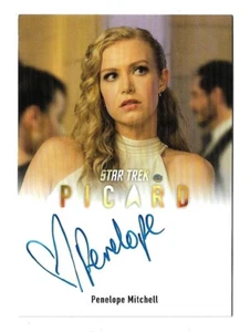 Star Trek Picard Seasons 2 & 3 Autograph A69 Penelope Mitchell as Renée Picard - Picture 1 of 3