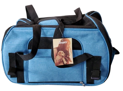 Jespet Soft Sided Collapsible Pet Travel Carrier Mesh Kennel Dogs Cats Puppies - Image 1 of 4