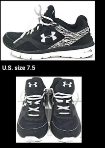 SCARPE palestra UNDER ARMOUR MICRO G donna 7,5 nero/bianco ottime condizioni! - Foto 1 di 19