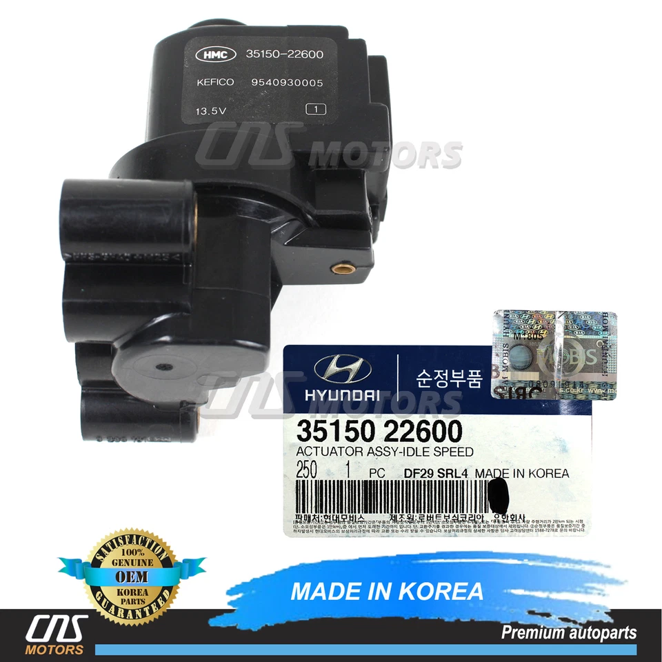 ⭐OEM⭐ Idle Air Control Valve for 00-09 Hyundai Accent Elantra Tiburon 3515022600 Foto 1 de 4