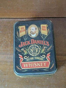 VINTAGE Jack Daniels Whiskey Tin Box OPEN EMPTY Bottles by Hudson Scott & Sons + - Picture 1 of 12