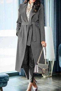 Designer Long Mantel Ashley Brooke/heine Gr.38 Wolle NEU - Bild 1 von 5