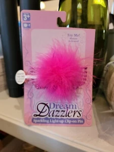 Dream Dazzlers Sparkling Light Up Clip On Pin Vintage 1999 New  Toys R Us - Picture 1 of 4
