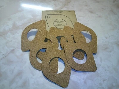 8 NORS Fel-Pro C4568 Water Outlet Gaskets,  1949 Oldsmobile 8 Cylinder GM 555751 - Image 1 of 3