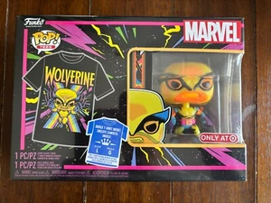 Funko POP! and Large Shirt WOLVERINE Blacklight Target Exclusive Neu/Versiegelt - Bild 1 von 2