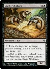 4 Scrib Nibblers - LP - Worldwake  - mtg - x4 4x