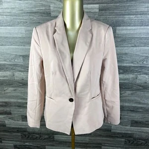 PHILOSOPHY One Button Long Sleeve Stretch Pink Blazer w/ Lining Women's Size 6 - Picture 1 of 12