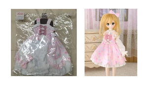 Volks Dollfie Dream MSD bunte Punkte Lolita Mini rosa Kostüm nur Kawaii Japan - Bild 1 von 8
