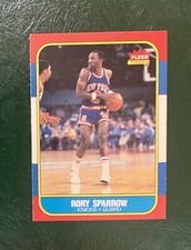 RORY SPARROW 1986-87 Fleer Basketball Card #105 New York Knicks