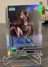 2023 Topps Chrome Star Wars Sebulba Auto Signed By Lewis Macleod