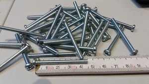 4 Stück   M4 x 45mm  -  DIN 7985 4.8 verzinkte Linsenkopfschrauben Kreuzschlitz - Bild 1 von 3