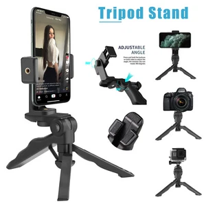 360° Adjustable Tripod Desktop Stand Desk Holder Stabilizer For Cell Phone GoPro - Picture 1 of 12