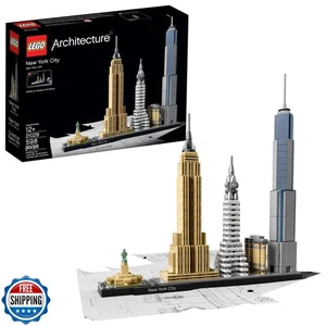 LEGO Architecture New York City Model Kit - Bedroom or Office Decor for Kids - Picture 1 of 5