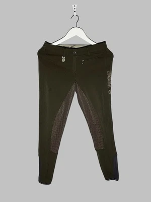 Pantalones de montar Pikeur para mujer - Pantalones ecuestres con asiento de agarre completo, verde oliva Foto 1 de 4